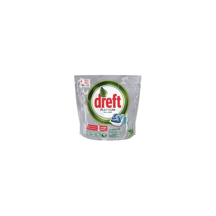 DREFT PLATINIUM TABLETKI DO ZMYWARKI 22 SZT ORIGINAL