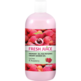 FJ KREMOWY ŻEL POD PRYSZNIC LYCHEE  RASPBERRY 500ML