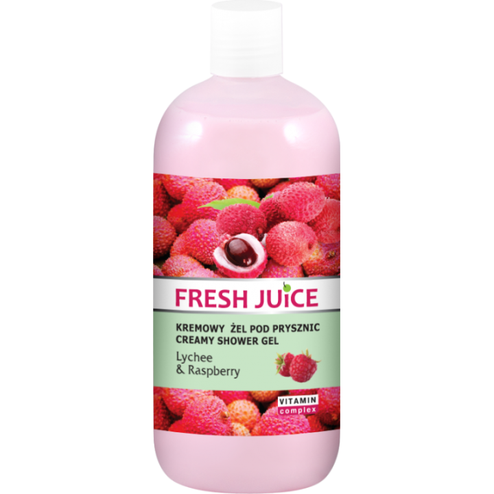 FJ KREMOWY ŻEL POD PRYSZNIC LYCHEE  RASPBERRY 500ML