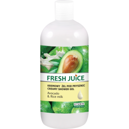 FJ KREMOWY ŻEL POD PRYSZNIC AVOCADO  RICE MILK 500ML