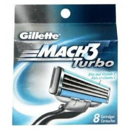 GILLETTE ZAPAS MACH3 TURBO 8SZT.
