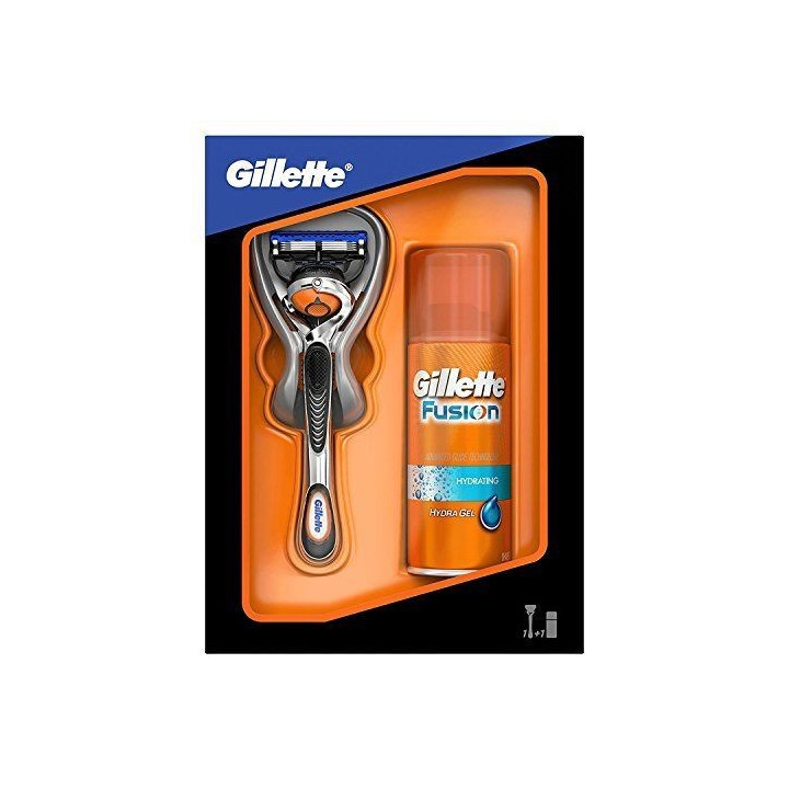 GILLETTE MASZYNKA FUSION PROGLIDE + ŻEL 175ML