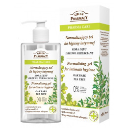PHARMA CARE NORMALIZUJĄCY ŻEL DO HIGIENY INTYMNEJ KORA DĘBU, DRZEWO HERBACIANE 300ML
