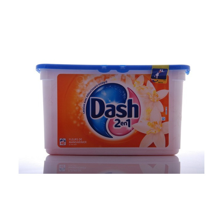 DASH  LENOR 2w1 MANDARYNKA  KAPSUŁKI DO PRANIA 40 SZT.
