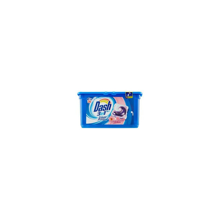 DASH  LENOR 3w1 BOUQUET PRIMA  caps 36 WASH