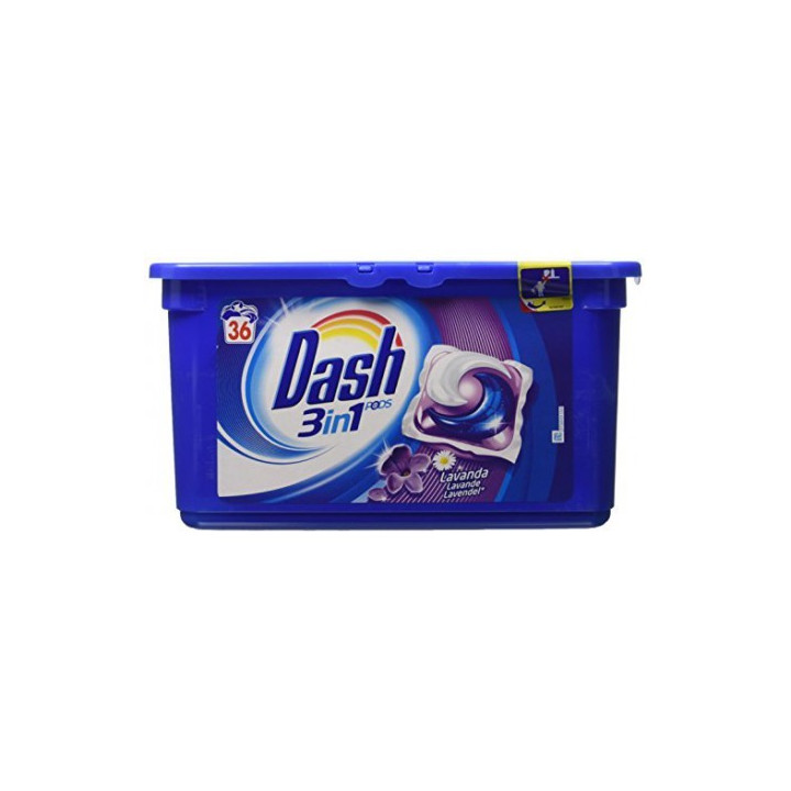 DASH  LENOR 3w1 LAVENDEL  KAMILLE  caps 36 WASH