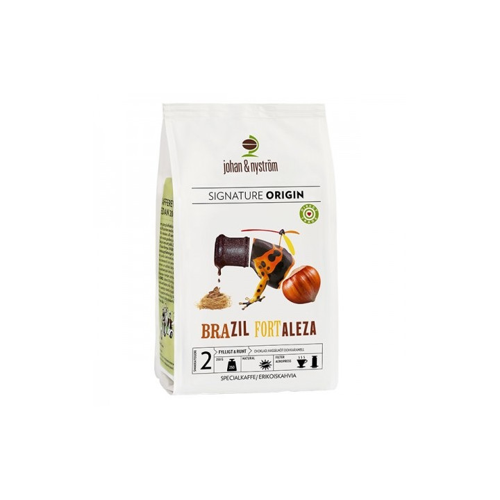 JOHAN  NYSTROM BRAZIL FORTALEZA 250G KAWA ZIARNISTA ARABICA 100%