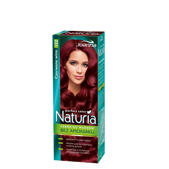 NATURIA PERFECT COLOR FARBA CZERWONE WINO 132