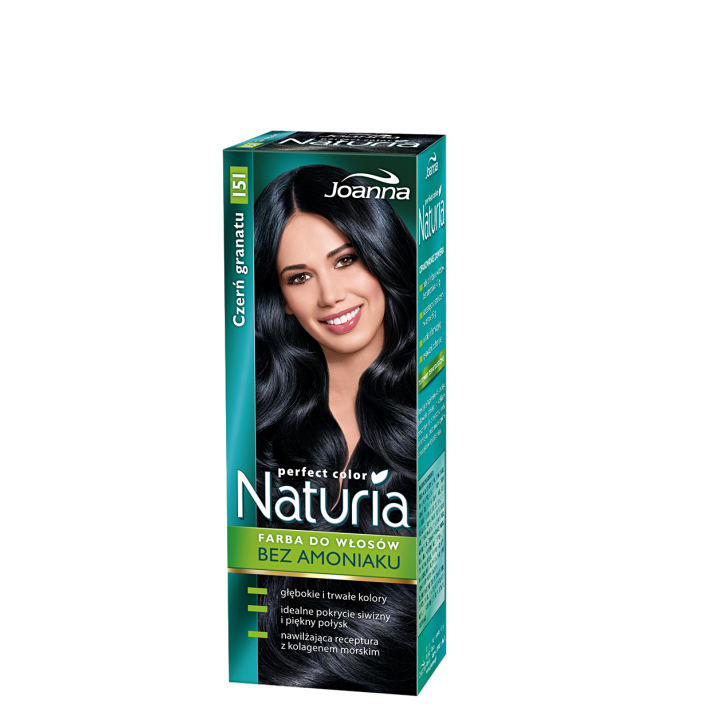 NATURIA PERFECT COLOR FARBA CZERŃ GRANATU 151