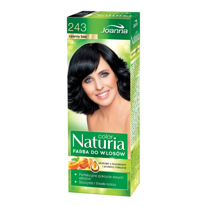 NATURIA COLOR FARBA CZARNY BEZ 243