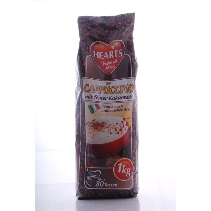 HEARTS CAPPUCCINO KAKAONOTE - INSTANT 1000 G