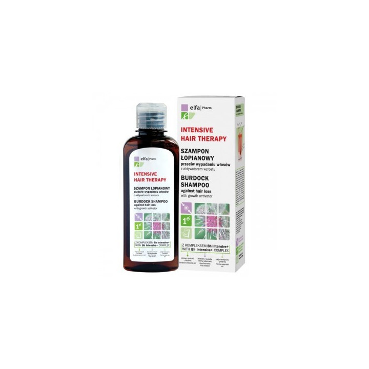 SZAMPON ŁOPIANOWY PRZECIWKO WYPADANIU WŁOSÓW 200ML Z AKTYWATOREM WZROSTU