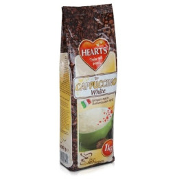 HEARTS CAPPUCCINO WHITE - INSTANT 1000 G