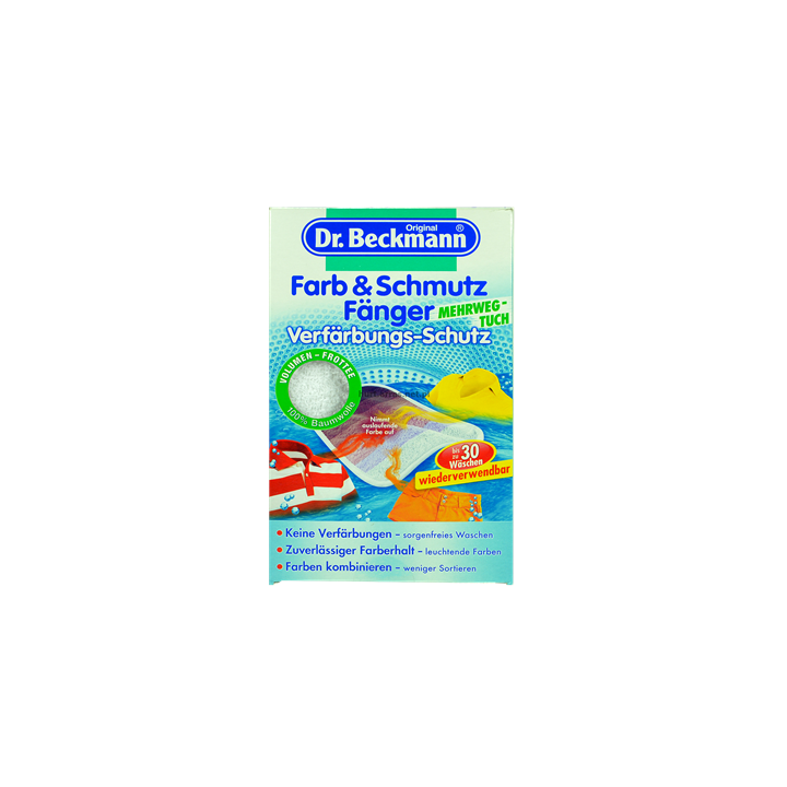 DR BECMANN COLOUR CATCHER 30SZT. FROTTE 100% BAWEŁNA CHUSTECZKI WYŁAPUJĄCE KOLOR