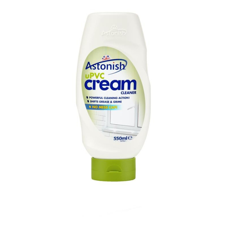 ASTONISH PVC CREAM CLEANER MLECZKO DO CZYSZCZENIA uPVC 550ML