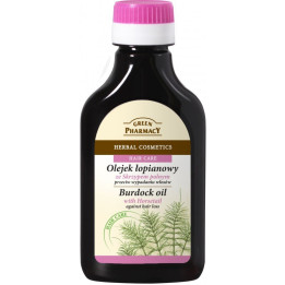 OLEJEK DO SKÓRY GŁOWY - ŁOPIANOWY  ZE SKRZYPEM POLNYM PRZECIW WYPADANIU WŁOSÓW 100ML