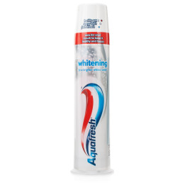 AQUAFRESH WHITENING 100ML PUMP - PASTA DO ZĘBÓW WYBIELAJĄCA (POMPKA)