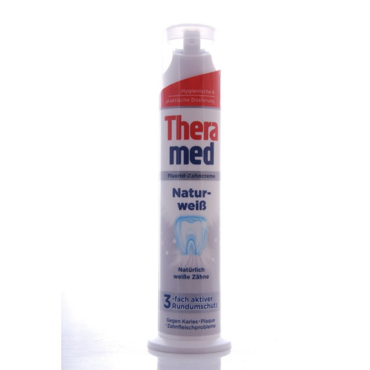 THERAMED PASTA DO ZĘBÓW W POMPCE - SREBRNA 100 ML