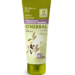 O'HERBAL ODŚWIEŻAJĄCY KREM DO STÓP USUWAJĄCY ZMĘCZNIE Z EKSTRAKTEM Z ARONII 75ML