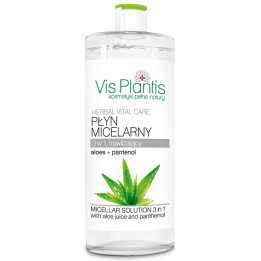 VIS PLANTIS PŁYN MICELARNY 3 W 1 BŁAWATEK + PANTENOL 500ML