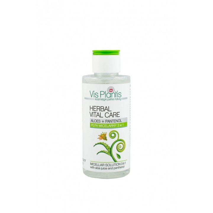 VIS PLANTIS PŁYN MICELARNY 3 W 1 BŁAWATEK + PANTENOL 150ML