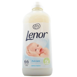 LENOR 1,98L  FABRIC CONDITIONER GENTLE TOUCH PURE CARE 66 PRAŃ (BIAŁY)