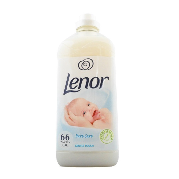 LENOR 1,5L  FABRIC CONDITIONER GENTLE TOUCH PURE CARE 50 PRAŃ (BIAŁY)
