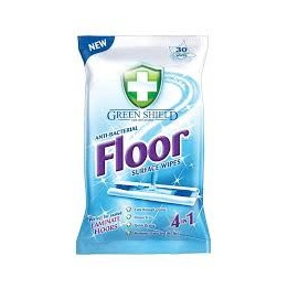 GREEN SHIELD CHUSTECZKI PODŁOGI ANTI-BACTERIAL FLOOR SURFACE WIPES 30SZT