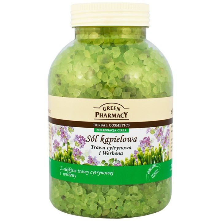 SÓL KĄPIELOWA TRAWA CYTRYNOWA WERBENA 1,3KG
