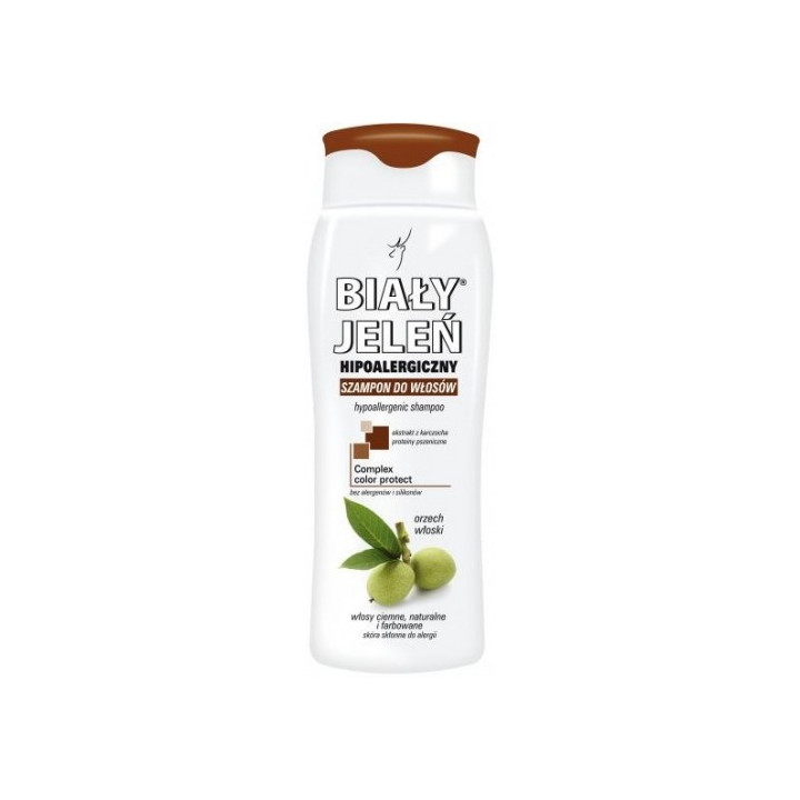 BIAŁY JELEŃ SZAMPON WŁOSY CIEMNE (ORZECH WŁOSKI) 300ML