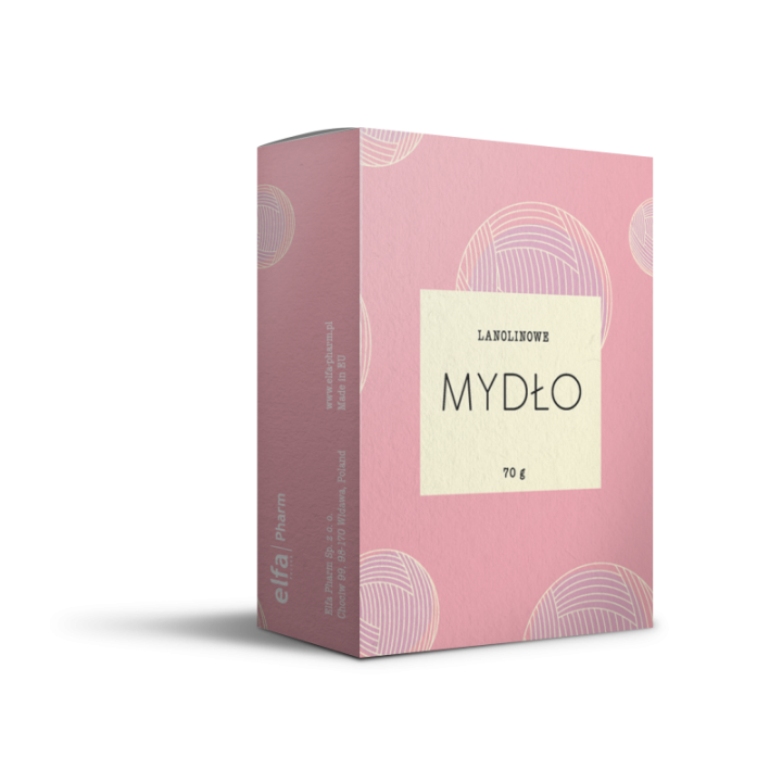 MYDŁO W KOSTCE LANOLINOWE 70G