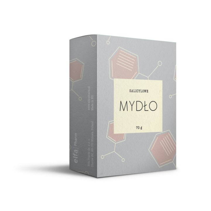 MYDŁO W KOSTCE SALICYLOWE Z OLEJEM Z OLIWEK 70G