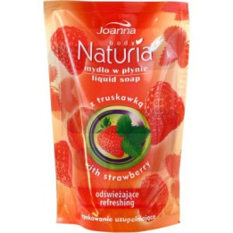NATURIA MYDŁO W PŁYNIE TRUSKAWKA 300ML ZAPAS