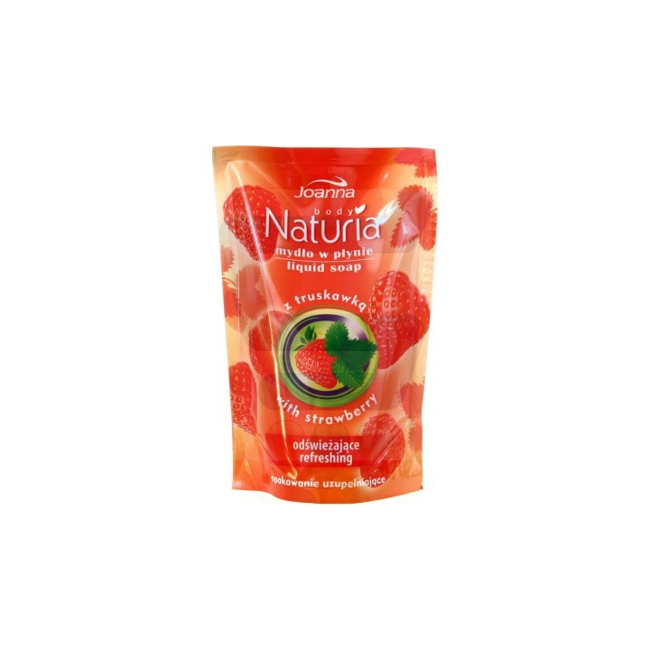 NATURIA MYDŁO W PŁYNIE TRUSKAWKA 300ML ZAPAS