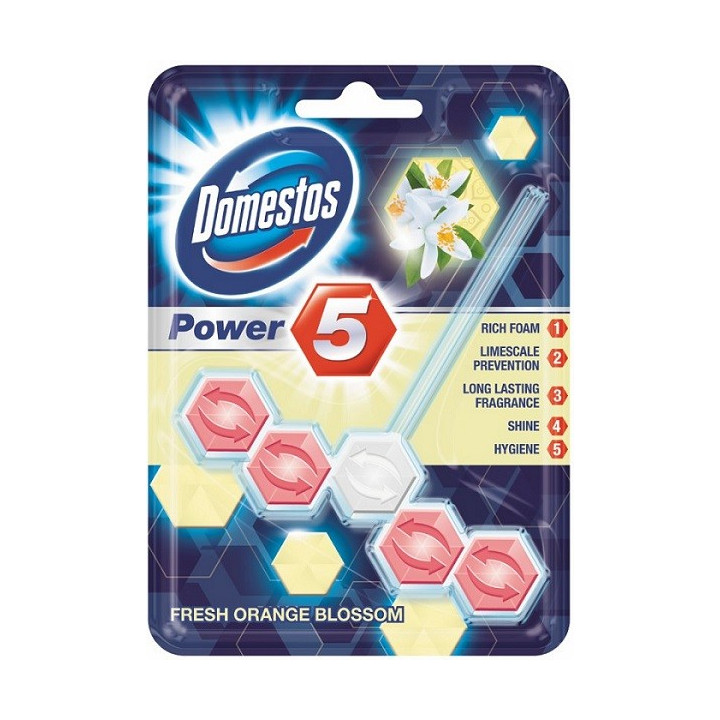 DOMESTOS POWER 5 ZAWIESZKA DO WC ORANGE