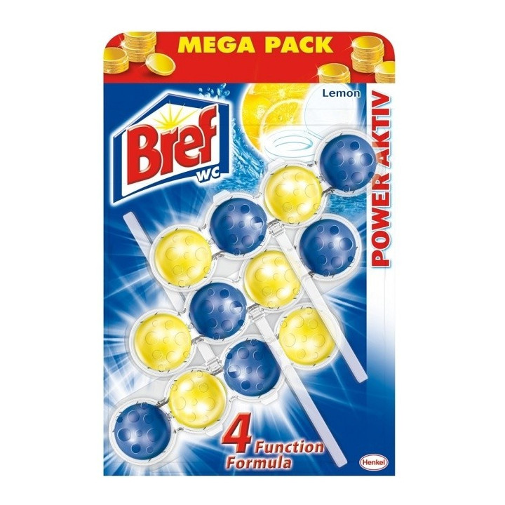 BREF ZAWIESZKA WC - KULKI 3SZT LEMON