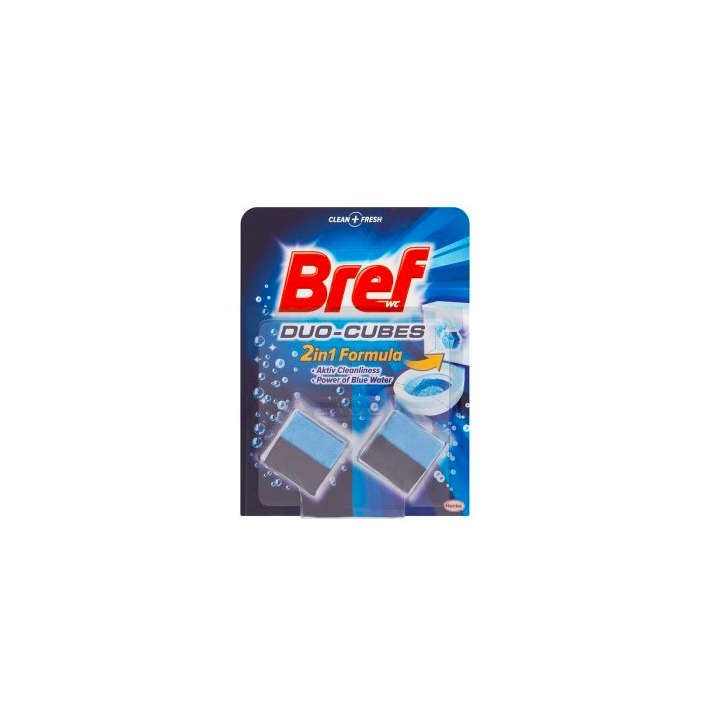 BREF DUO - CUBES 2X50G CLEANING + BLUE WATER