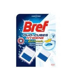 BREF DUO - CUBES 2X50G HYGIENIC CLEANING  + BLUE WATER