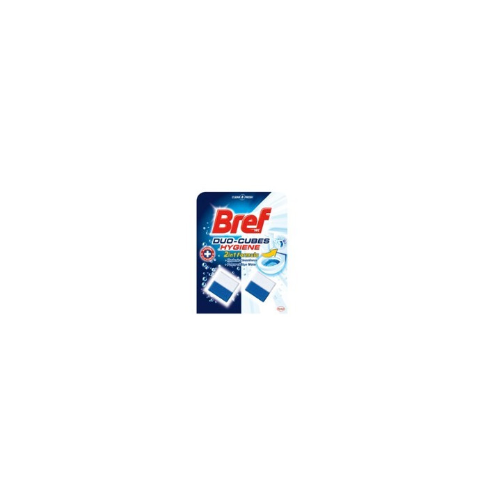 BREF DUO - CUBES 2X50G HYGIENIC CLEANING  + BLUE WATER